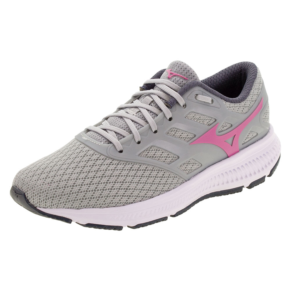 Tenis Feminino Action Mizuno 4144645 CINZA ROSA 34