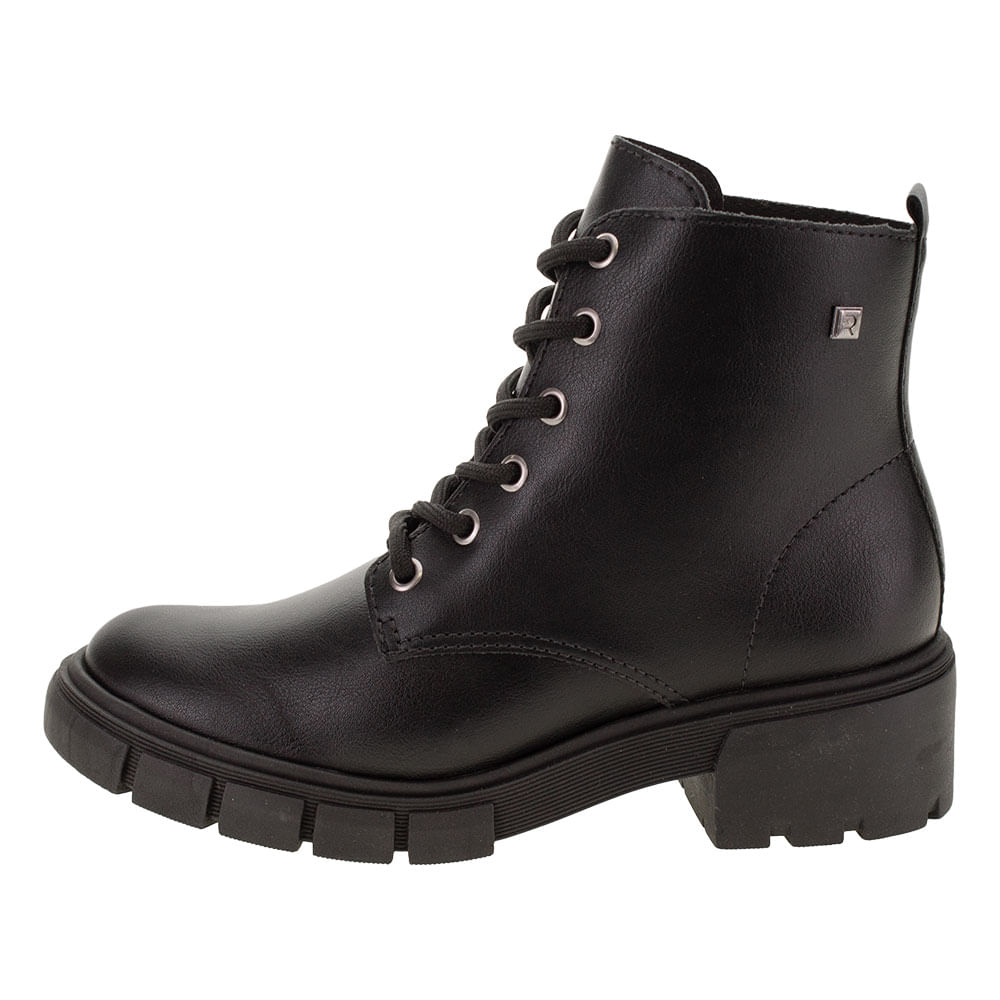 Bota Feminina Coturno Ramarim 2111101 PRETO cloviscalcados