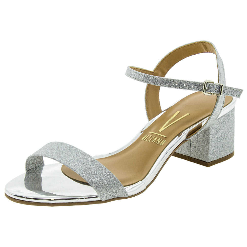 Sandália Feminina Salto Baixo Vizzano 6291900 cloviscalcados