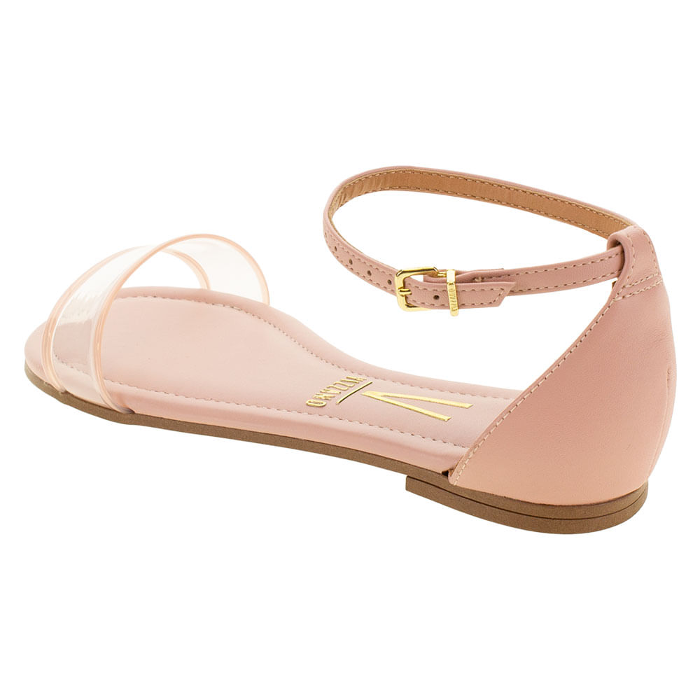 Vizzano Rasteira SandÃ¡lia Vizzano LaÃ§o Rosa Sandália Vizzano