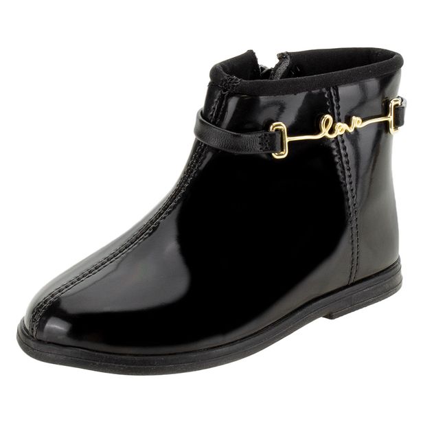 Bota Feminina Infantil Baby Molekinha - 2706313 VERNIZ/PRETO 17