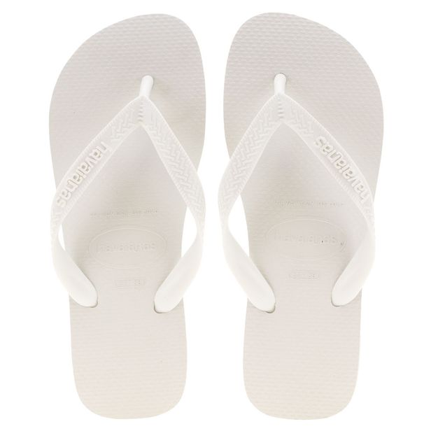 Chinelo Masculino Top Havaianas - 400029 BRANCO 33/34