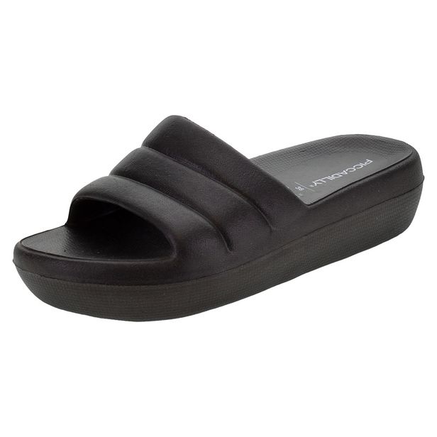 Chinelo Slide Marshmallow Piccadilly - C222001 PRETO 34