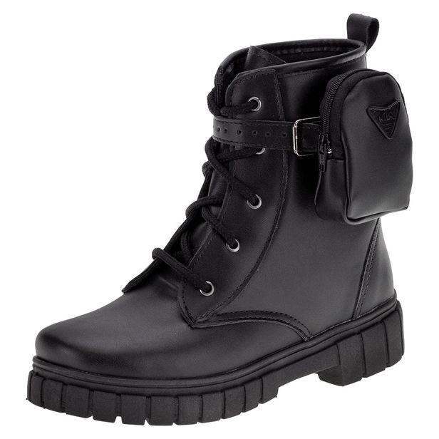 Bota Infantil Coturno Bag Nilqi - 1500 PRETO 30