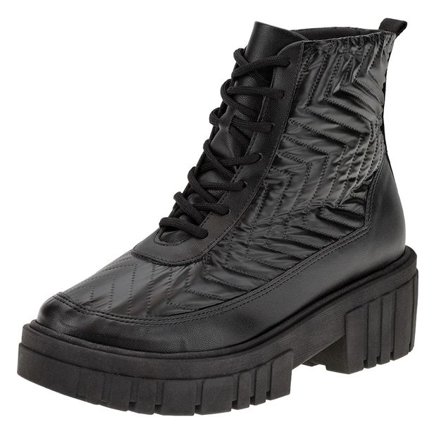 Bota Feminina Coturno Piccadilly - 329005 PRETO 35