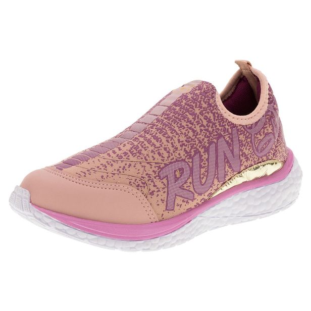 Tênis Infantil Slip On Via Vip - VV9501 ROSA 27