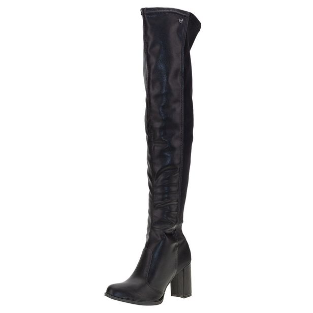 Bota Feminina Over The Knee Mississipi - Q6763 PRETO 34