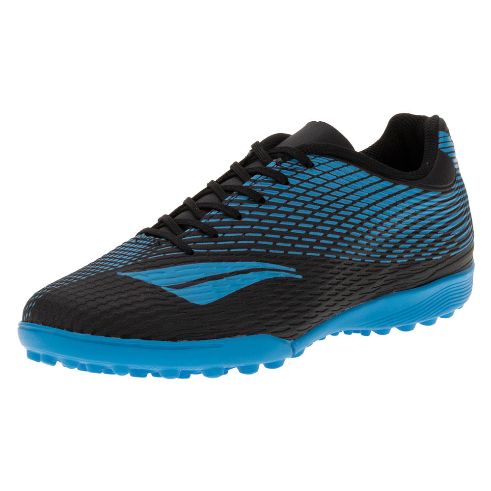 Chuteira Masculina Society Lider XXI Penalty - 242219 PRETO/AZUL