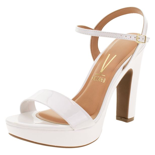 Sandália Feminina Salto Alto Vizzano - 6292100 BRANCO 36