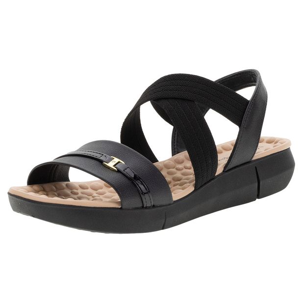 Sandália Feminina Flat Modare - 7142102 PRETO 02 34