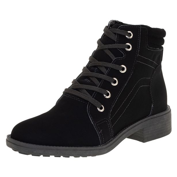 Bota Feminina Coturno Villa Rosa - 151715035 PRETO/NOBUCK 36