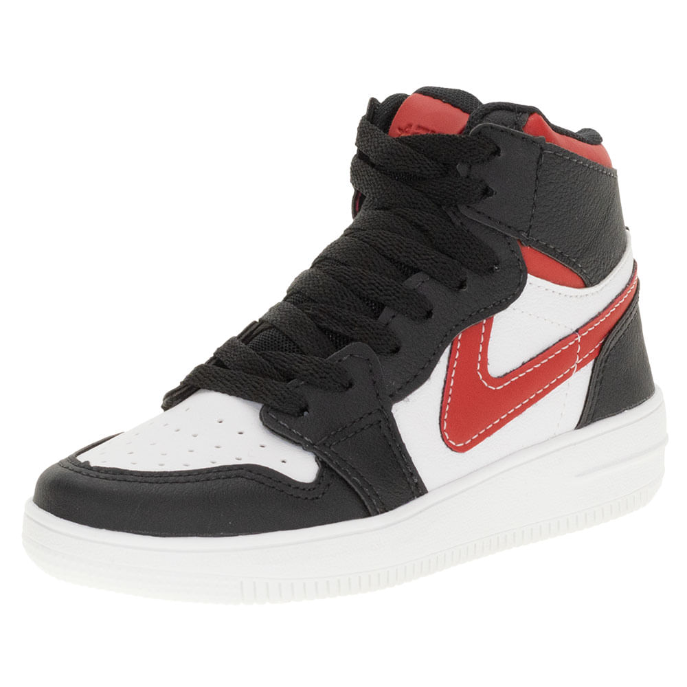 Tenis infantil nike cano fashion alto