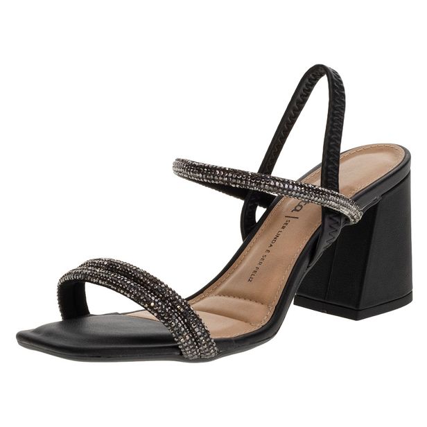 Sandália Feminina Salto Alto Dakota - Z9571 PRETO 34