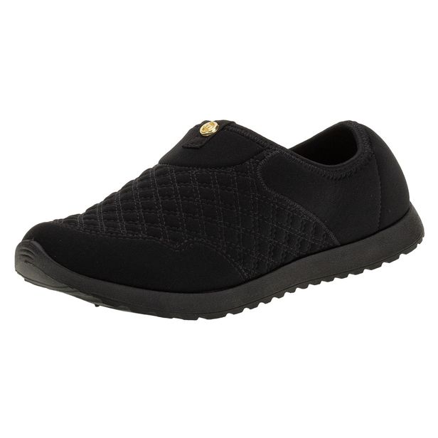 Tênis Feminino Slip On Moleca - 5736108 PRETO 34