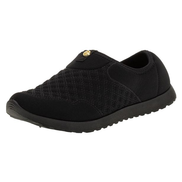 Tênis Feminino Slip On Moleca - 5736108 PRETO 35