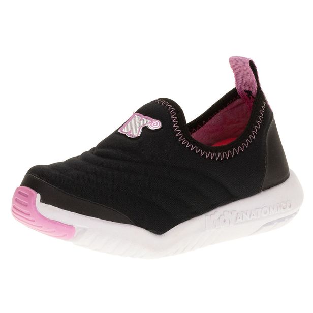 Tênis Infantil Feminino Sprint Baby Kidy - 0931094 PRETO/ROSA 22