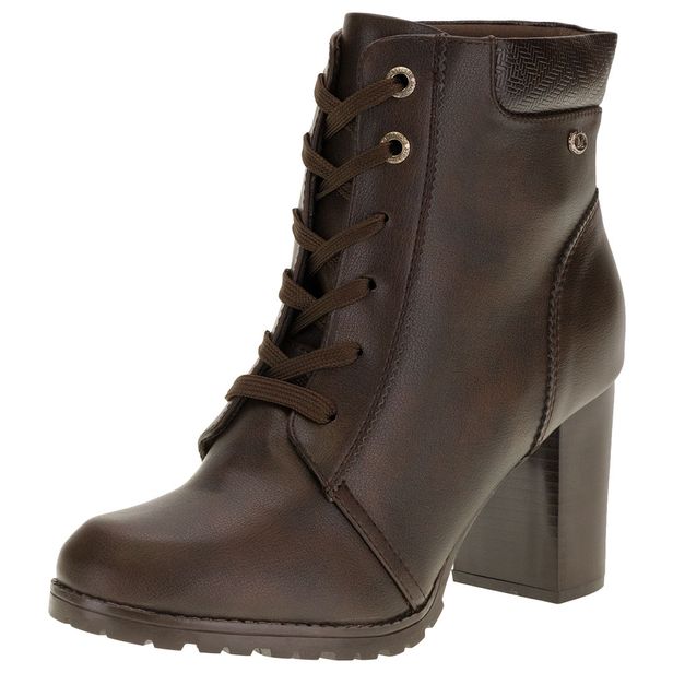 Bota Feminina Coturno Mooncity - 73114 CAFÉ 38