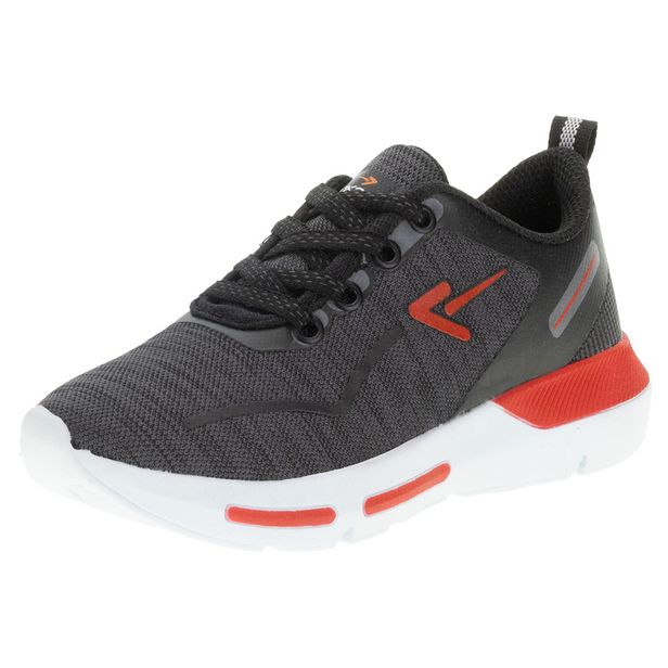 Tênis Infantil Box Kids - BK1756 PRETO/VERMELHO 29