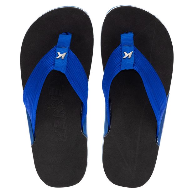 Chinelo Masculino NK6 Pro Kenner - DFZ PRETO/AZUL 38