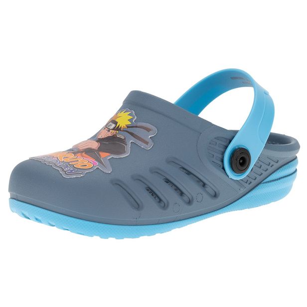 Clog Infantil Naruto Fun Jutsu Grendene Kids - 22848 AZUL 25