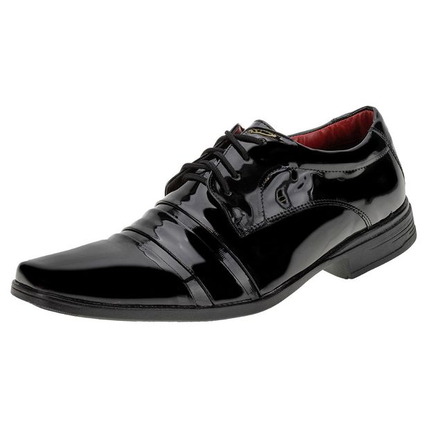 Sapato Masculino Social Bkarellus - 7040 VERNIZ/PRETO 37