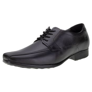 Sapato Masculino Social Pegada - 122876 PRETO - cloviscalcados