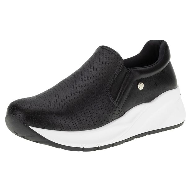 Tênis Feminino Slip On Via Marte - 2217205 PRETO 37