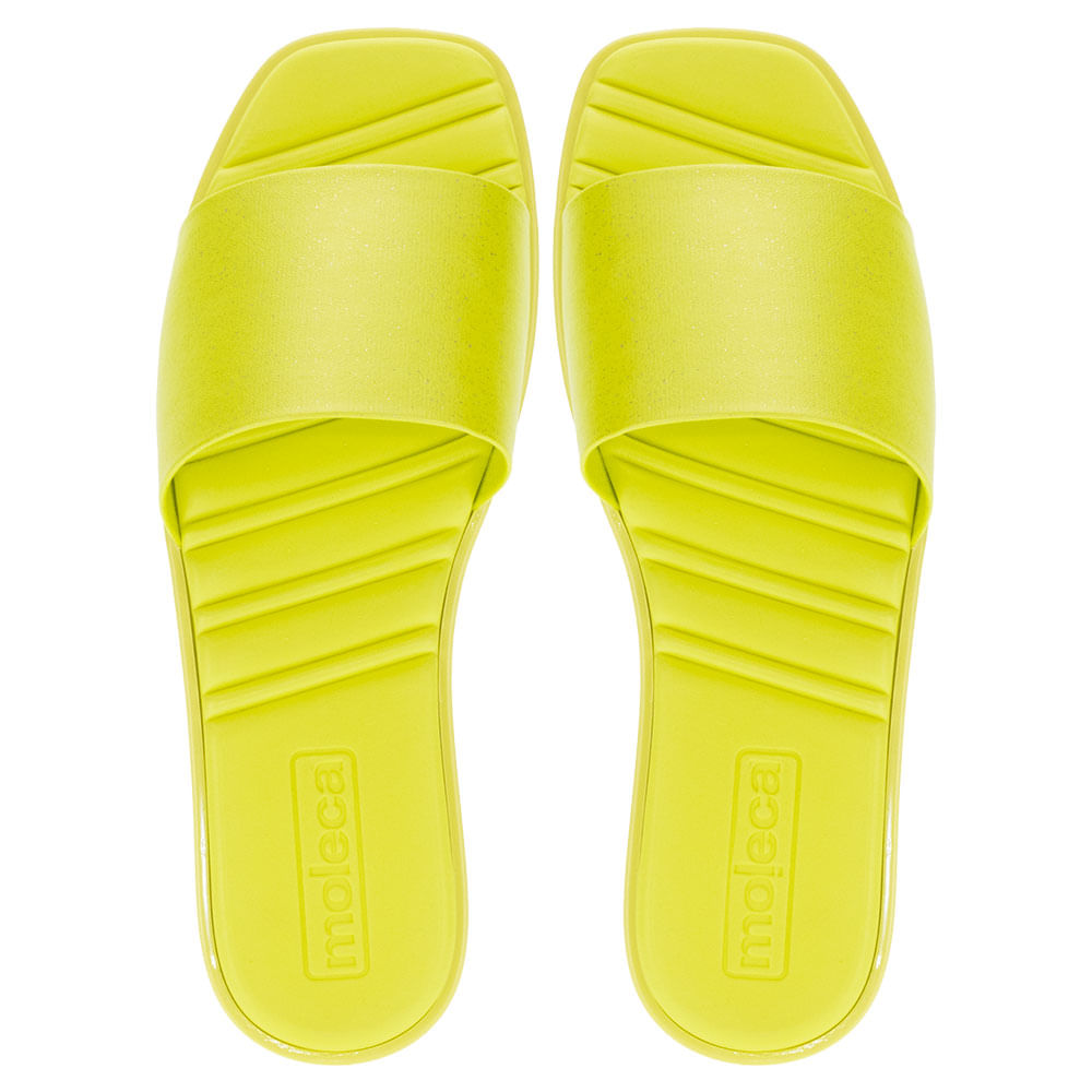 Chinelo Feminino Slide Moleca 5471200 VERDE cloviscalcados