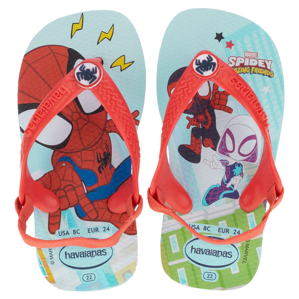 HAVAIANAS KIDS TOP MARVEL II - Chlapecké žabky - modrá