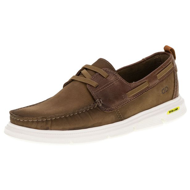 Mocassim Masculino Smith Ultra Light Democrata - 252201 CAFÉ 43