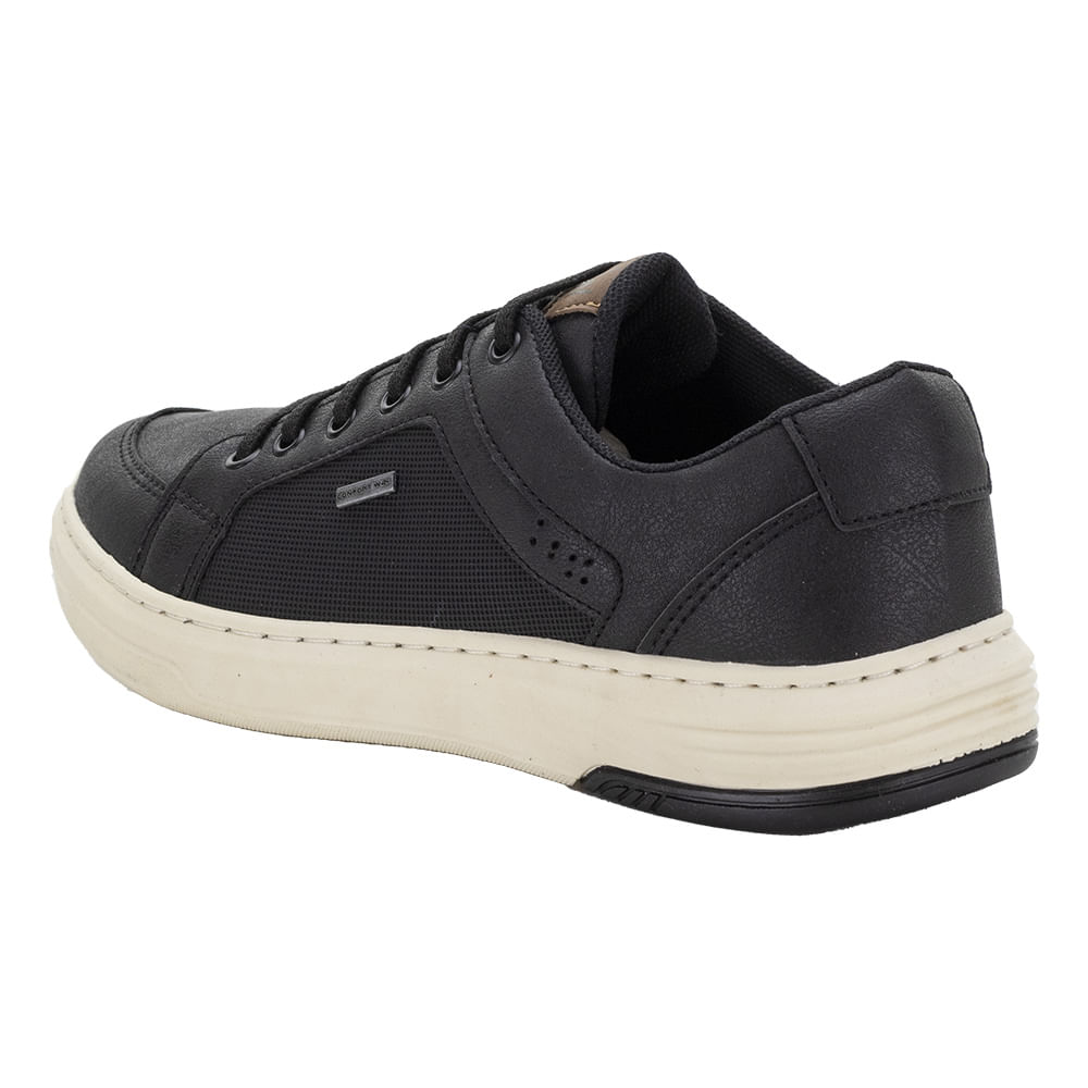 Sapatênis Masculino Confort Way - 9101 PRETO - cloviscalcados