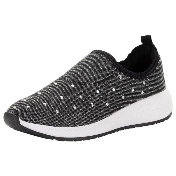 Tênis Infantil Feminino Molekinha - 2559102 PRETO/CINZA 36
