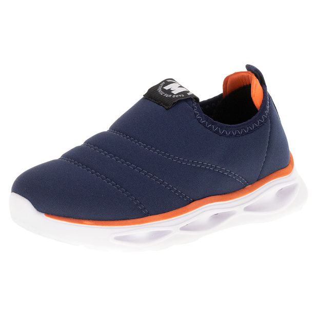 Tênis Infantil Slip On Led Molekinho - 2620103 MARINHO 20