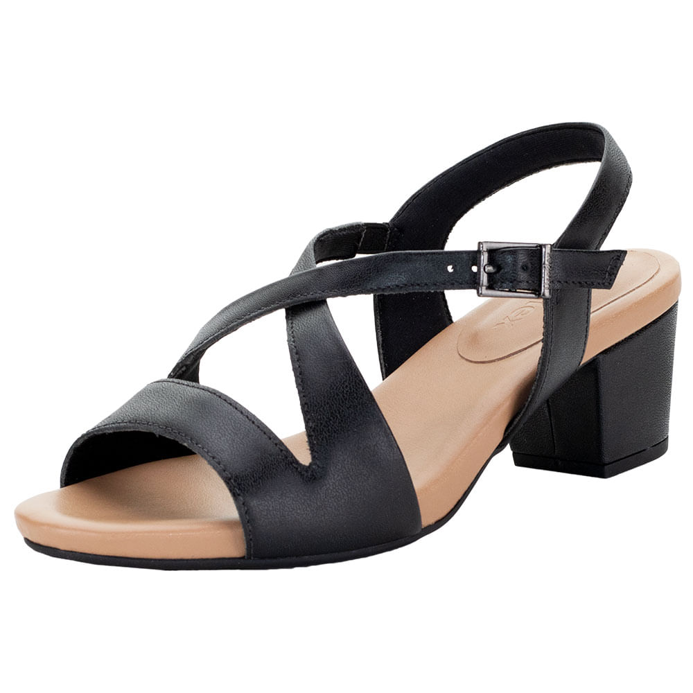 Salto Médio Sapato Salto Usaflex Sandália Feminina Salto Médio