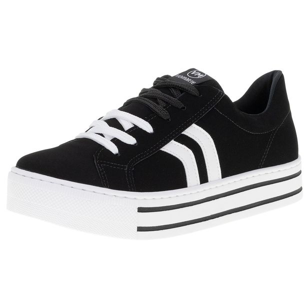 Tênis Feminino Via Marte - 2210202 PRETO/NOBUCK 35