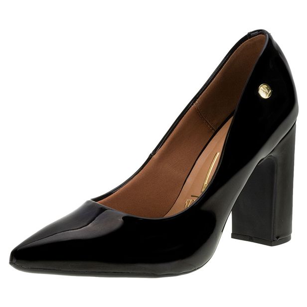 Sapato Feminino Salto Alto Vizzano - 1285400 VERNIZ/PRETO 37