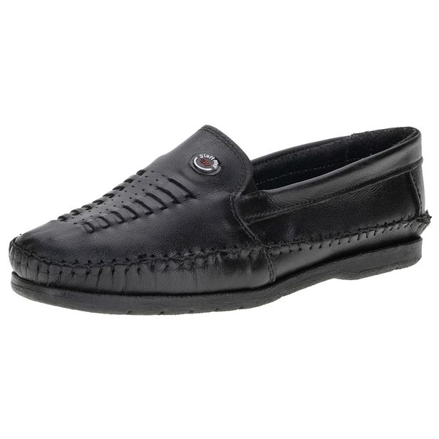 Mocassim Masculino Steffi Way - 103 PRETO 01 37