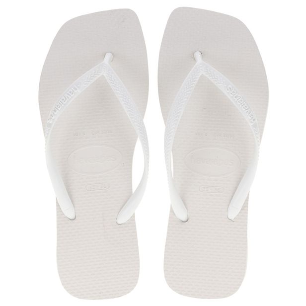 Chinelo Feminino Slim Square Havaianas - 4148301 BRANCO 33/34