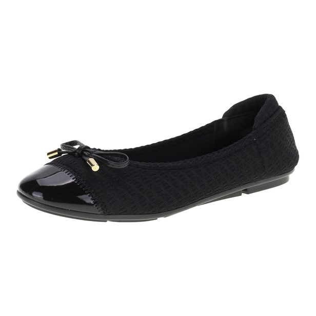 Sapatilha Feminina Moleca - 5770102 PRETO 38