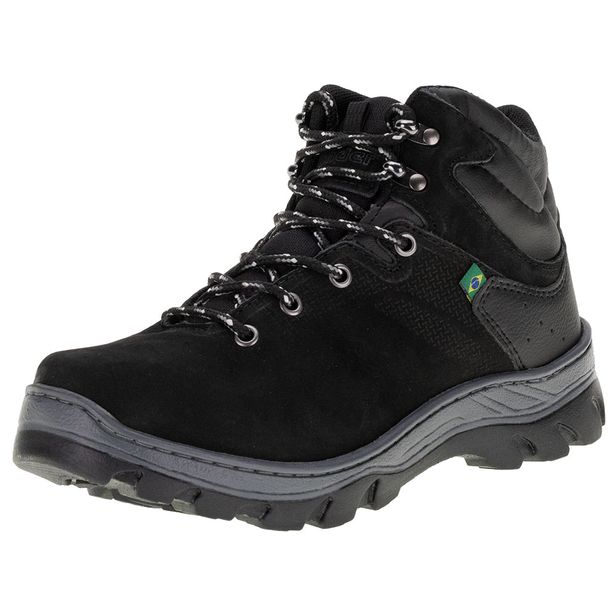 Bota Masculina Adventure Wonder - 2048 PRETO/NOBUCK 37