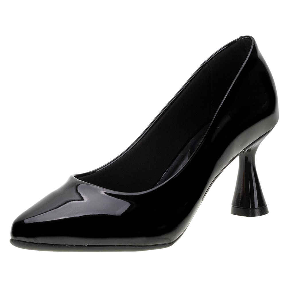 Sapato Salto 15 Preto Sapatos Femininos Scarpin Week Shoes Salto