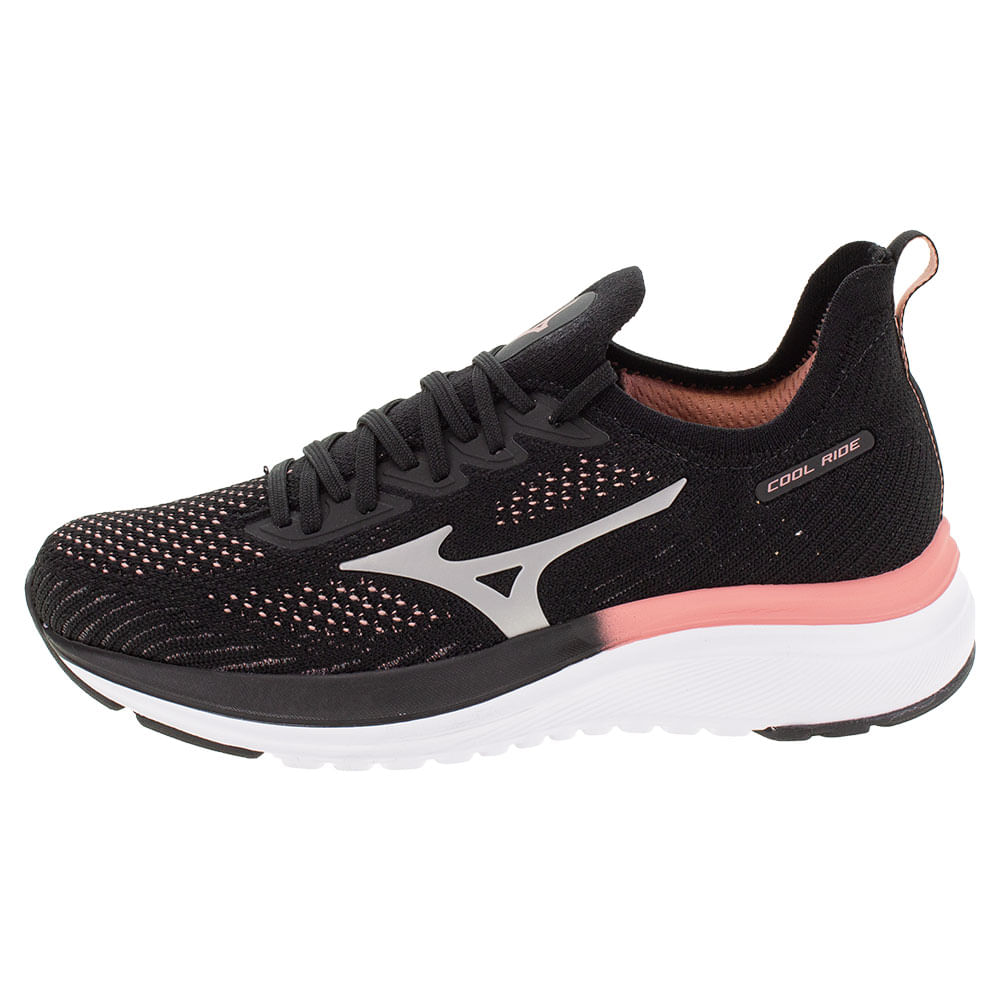 Tênis Feminino Cool Ride Mizuno - 101022022 PRETO - cloviscalcados