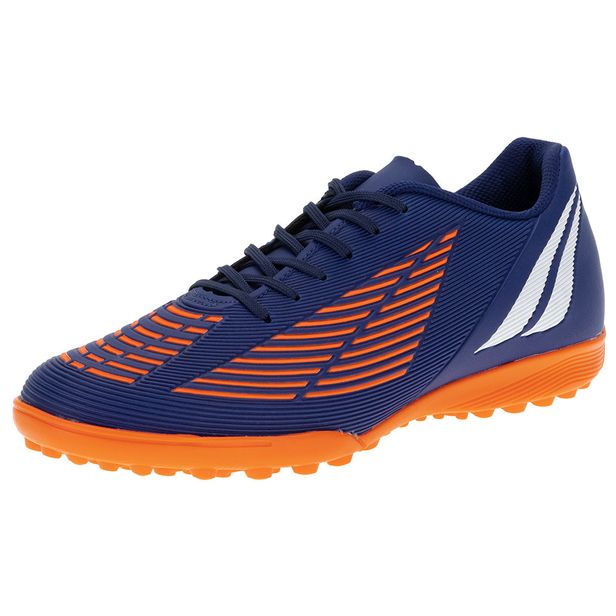 Chuteira Masculina Society Lider Penalty - 242248 AZUL/LARANJA 40