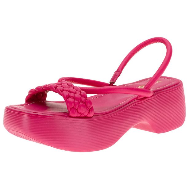 Sandália Feminina Salto Baixo Via Scarpa - 155716089 PINK 34