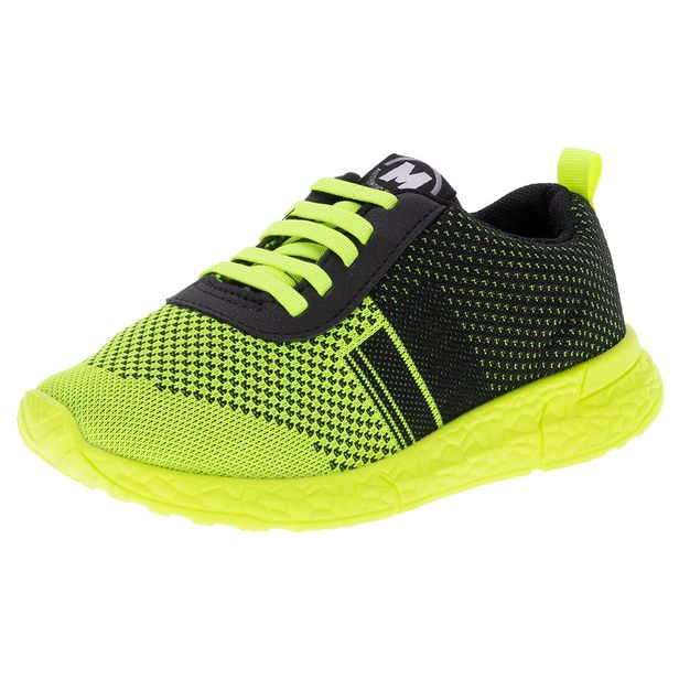 Tênis Infantil Masculino Molekinho - 2831128 PRETO/VERDE 32