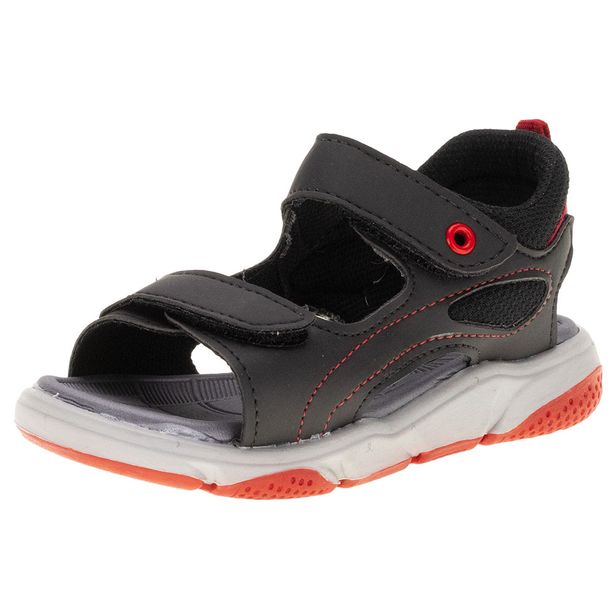 Papete Infantil Masculina Sunny Finobel - 219 PRETO/VERMELHO 21