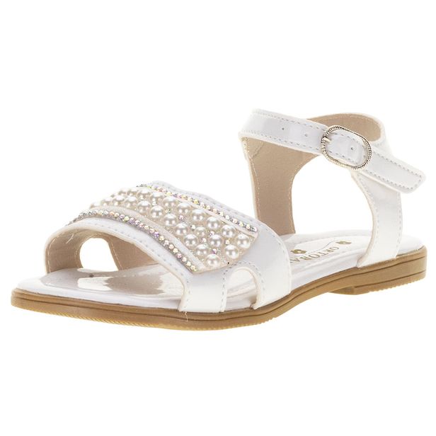 Sandália Infantil Feminina Ortobaby - 19063 BRANCO 22