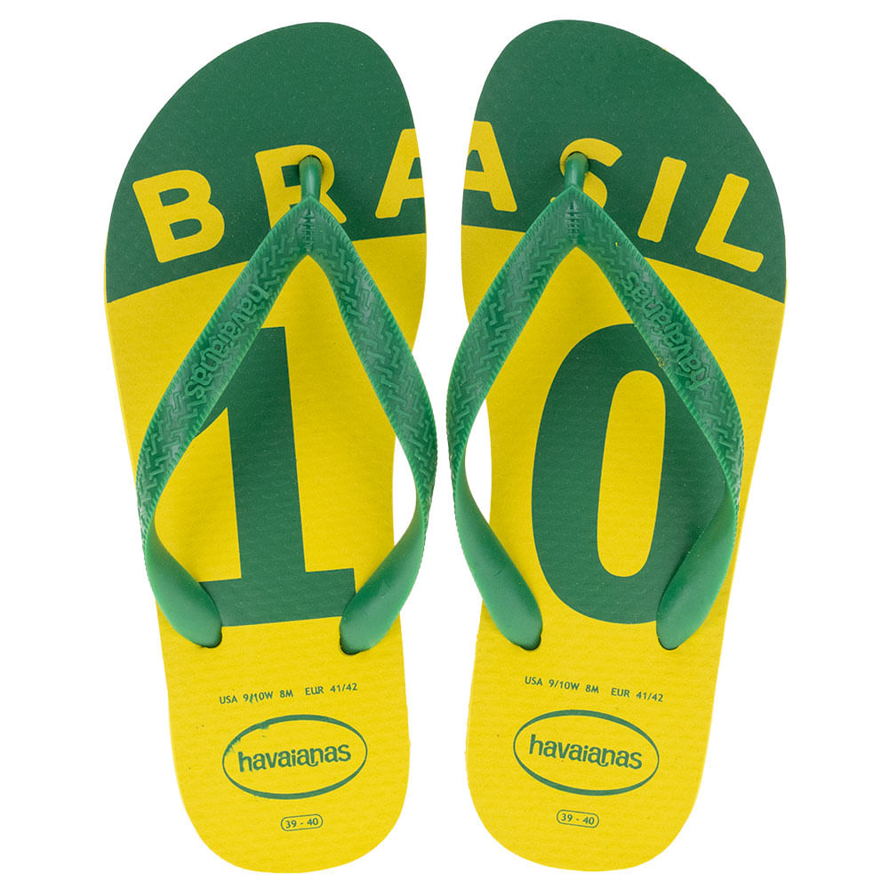 Chinelo Brasil 10 Havaianas 4148607 AMARELO 35/36