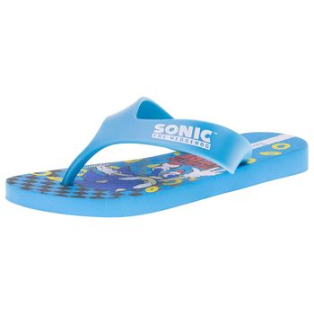 Chinelo Ipanema Infantil Menino Sonic Game 26958-At364 Azul - pittol