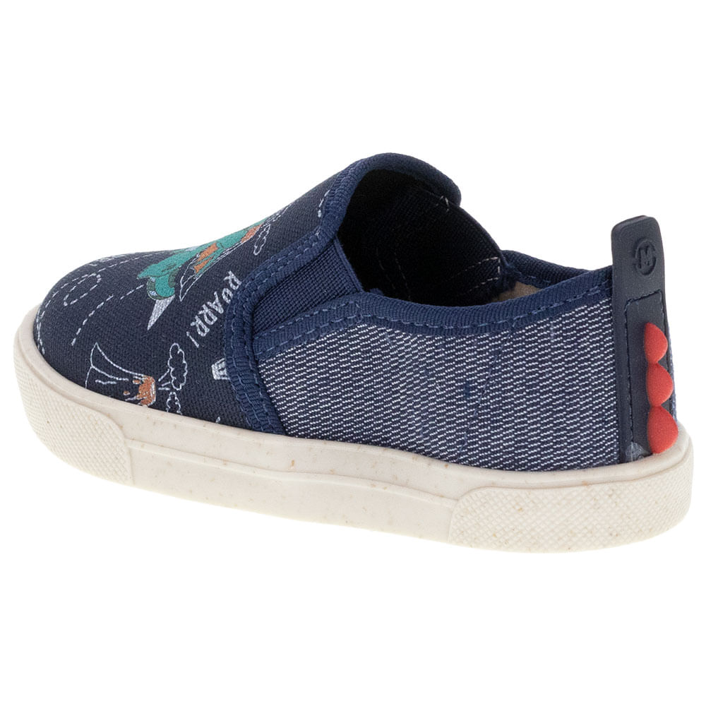 Tênis Slip Slip On Infantil Molekinho Tênis Infantil Slip On